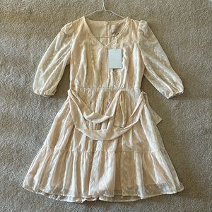 Floral laced “Anthropologie” mini dress
